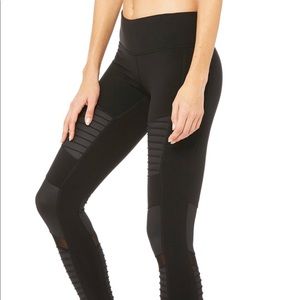 ALO Yoga Black Moto Leggings